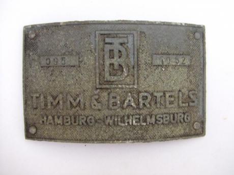 Timm & Bartels Hamburg Scheepswerf en tanker reparatie